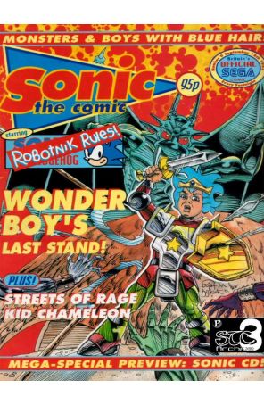 Sonic the Comic 9 published by Fleetway Quality
