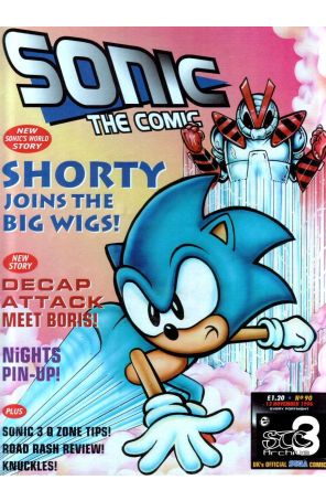 Sonic the Comic 90 published by Fleetway Quality