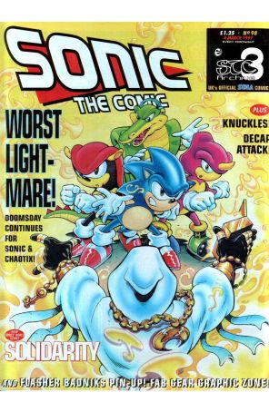 Sonic the Comic 98 published by Fleetway Quality