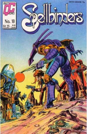 Spellbinders (Fleetway/Quality) 10 published by Fleetway Quality with cover art by Tom Grindberg