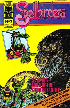 Spellbinders (Fleetway/Quality) 7 published by Fleetway Quality with cover art by Pat Mills