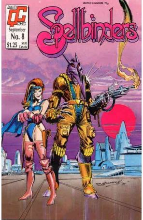 Spellbinders (Fleetway/Quality) 8 published by Fleetway Quality with cover art by Tom Grindberg