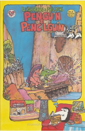Penguin And Pencilguin 3 published by Fragments West with cover art by Phil Yeh