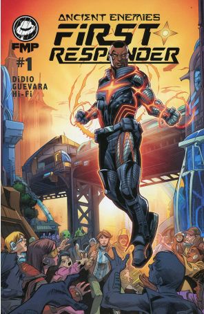 Ancient Enemies: The First Responder 1A published by Frank Miller Presents with cover art by Mario Guevara