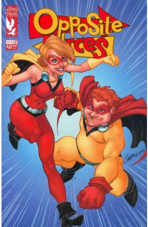 Opposite Forces 3 published by Funny Pages with cover art by J. Scott Campbell