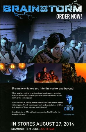 Brainstorm 1A published by FutureDude with cover art by Dennis Calero