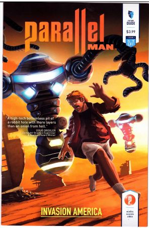 Parallel Man 2 published by FutureDude with cover art by Dylan Hansen