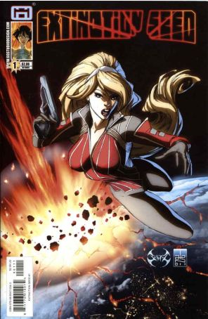 Extinction Seed 1B published by GG Studio with cover art by Alessia Nocera