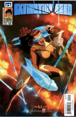 Extinction Seed 2B published by GG Studio with cover art by Giuseppe Cafaro