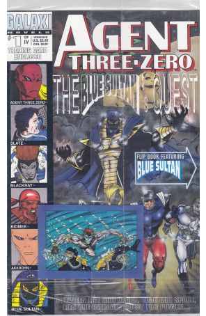 Agent Three Zero: The Blue Sultan's Quest/Blue Sultan- Galaxi Fact Files 1B (with card) published by Galaxinovels