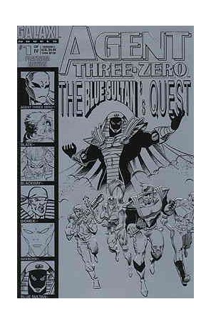Agent Three Zero: The Blue Sultan's Quest/Blue Sultan- Galaxi Fact Files 1 Platinum Variant published by Galaxinovels