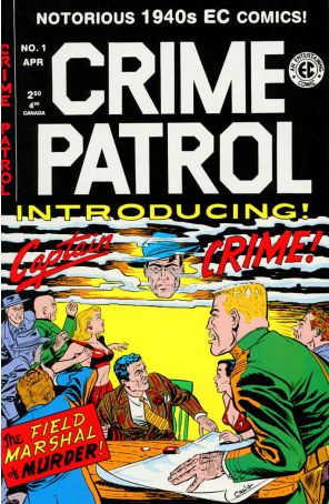 Crime Patrol (Gemstone) 1 published by Gemstone with cover art by Johnny Craig
