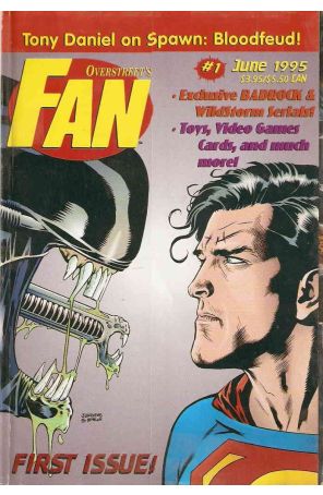 Overstreet's Fan 1 published by Gemstone with cover art by Dan Jurgens