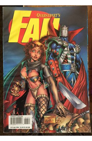 Overstreet's Fan 13 published by Gemstone with cover art by Brandon Peterson