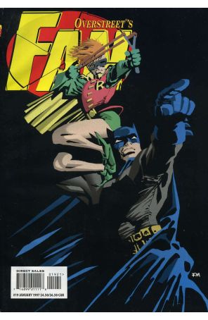 Overstreet's Fan 19A published by Gemstone with cover art by Frank Miller