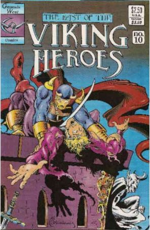 The Last of the Viking Heroes 10 published by Genesis West with cover art by Michael Thibodeaux