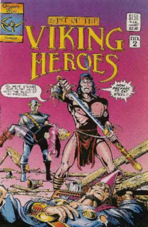 The Last of the Viking Heroes 2 published by Genesis West with cover art by Michael Thibodeaux and George Perez