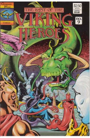 The Last of the Viking Heroes 9 published by Genesis West with cover art by Michael Thibodeaux