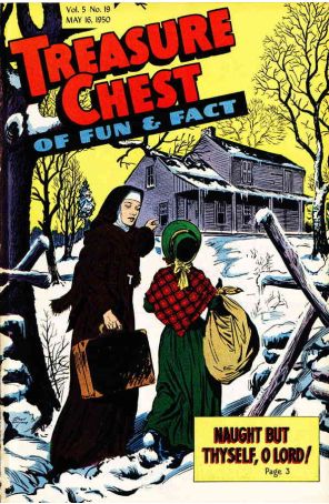 Treasure Chest of Fun and Fact 85 published by George A. Pflaum with cover art by Lloyd Ostendorf