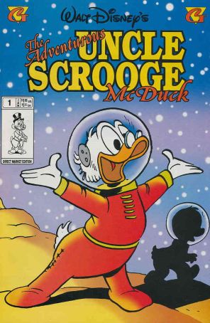 Adventurous Uncle Scrooge McDuck (Walt Disney's) 1 published by Gladstone with cover art by Carl Barks