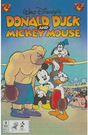 Donald Duck And Mickey Mouse 2 published by Gladstone with cover art by Dick Moores