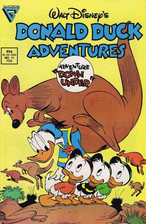 Donald Duck Adventures (Gladstone) 11 published by Gladstone with cover art by Daan Jippes