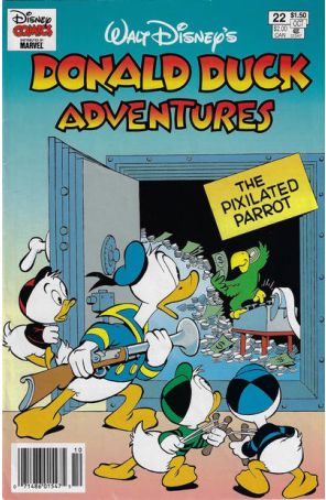 Donald Duck Adventures (Gladstone) 22 (Newsstand) published by Gladstone with cover art by Carl Barks