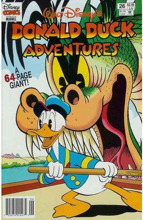 Donald Duck Adventures (Gladstone) 26 (Newsstand) published by Gladstone with cover art by Carl Barks