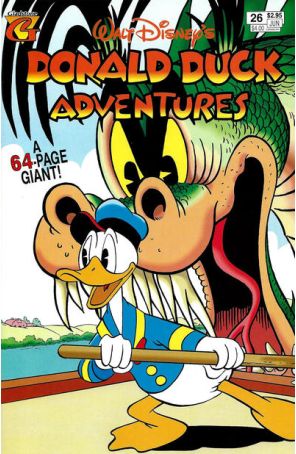 Donald Duck Adventures (Gladstone) 26 published by Gladstone with cover art by Carl Barks