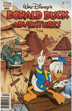 Donald Duck Adventures (Gladstone) 29 (Newsstand) published by Gladstone with cover art by Don Rosa