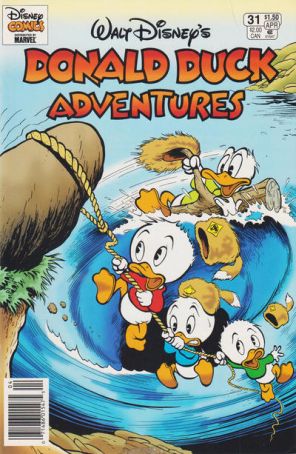 Donald Duck Adventures (Gladstone) 31 (Newsstand) published by Gladstone with cover art by Pat Block