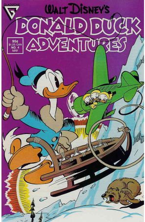 Donald Duck Adventures (Gladstone) 4 published by Gladstone with cover art by Daan Jippes