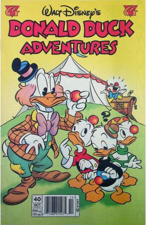 Donald Duck Adventures (Gladstone) 40 (Newsstand) published by Gladstone with cover art by Michel Nadorp
