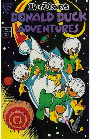 Donald Duck Adventures (Gladstone) 5 published by Gladstone with cover art by Daan Jippes