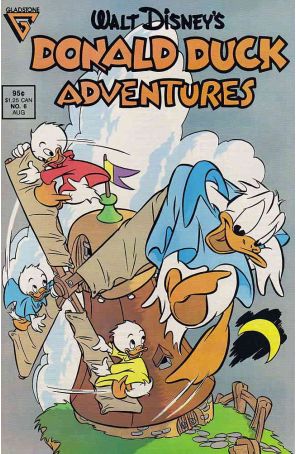 Donald Duck Adventures (Gladstone) 6 published by Gladstone with cover art by Daan Jippes