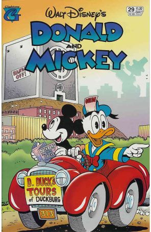 Donald and Mickey 29 published by Gladstone with cover art by Don Rosa