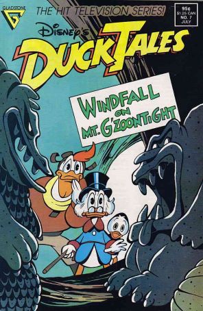 DuckTales (Gladstone) 7 published by Gladstone with cover art by William Van Horn