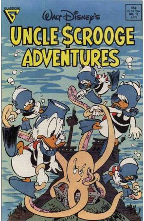 Uncle Scrooge Adventures 12 published by Gladstone with cover art by Daan Jippes