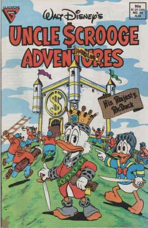 Uncle Scrooge Adventures 14 published by Gladstone with cover art by Don Rosa