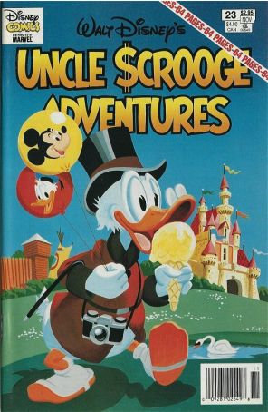 Uncle Scrooge Adventures 23 (Newsstand) published by Marvel