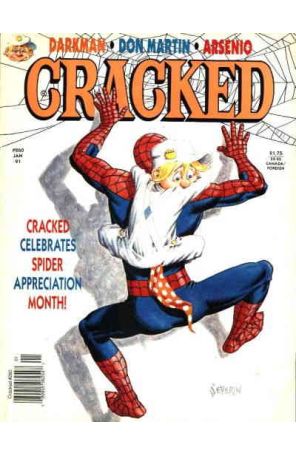 Cracked 260 published by Globe with cover art by John Severine