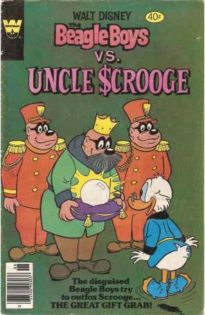 The Beagle Boys versus Uncle Scrooge 4A published by Gold Key