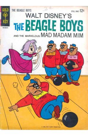 The Beagle Boys 1 published by Gold Key with cover art by Tony Strobl