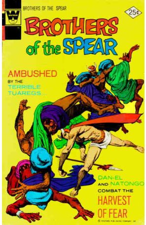 Brothers of the Spear 12 published by Gold Key with cover art by Jesse Santos