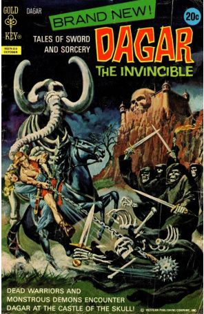 Dagar the Invincible (Tales of Sword and Sorcery) 1A published by Gold Key with cover art by George Wilson