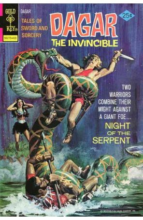 Dagar the Invincible (Tales of Sword and Sorcery) 9 published by Gold Key with cover art by George Wilson
