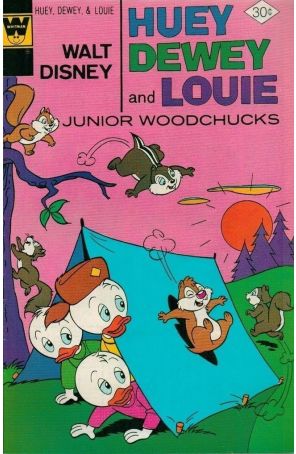 Huey, Dewey, and Louie Junior Woodchucks 43A published by Gold Key