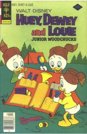 Huey, Dewey, and Louie Junior Woodchucks 49 published by Gold Key