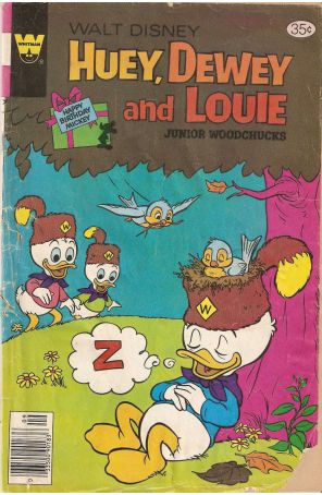 Huey, Dewey, and Louie Junior Woodchucks 52A published by Gold Key