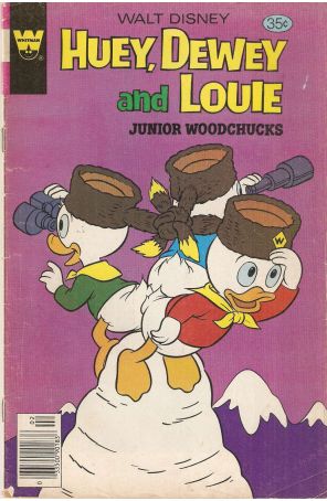 Huey, Dewey, and Louie Junior Woodchucks 54A published by Gold Key